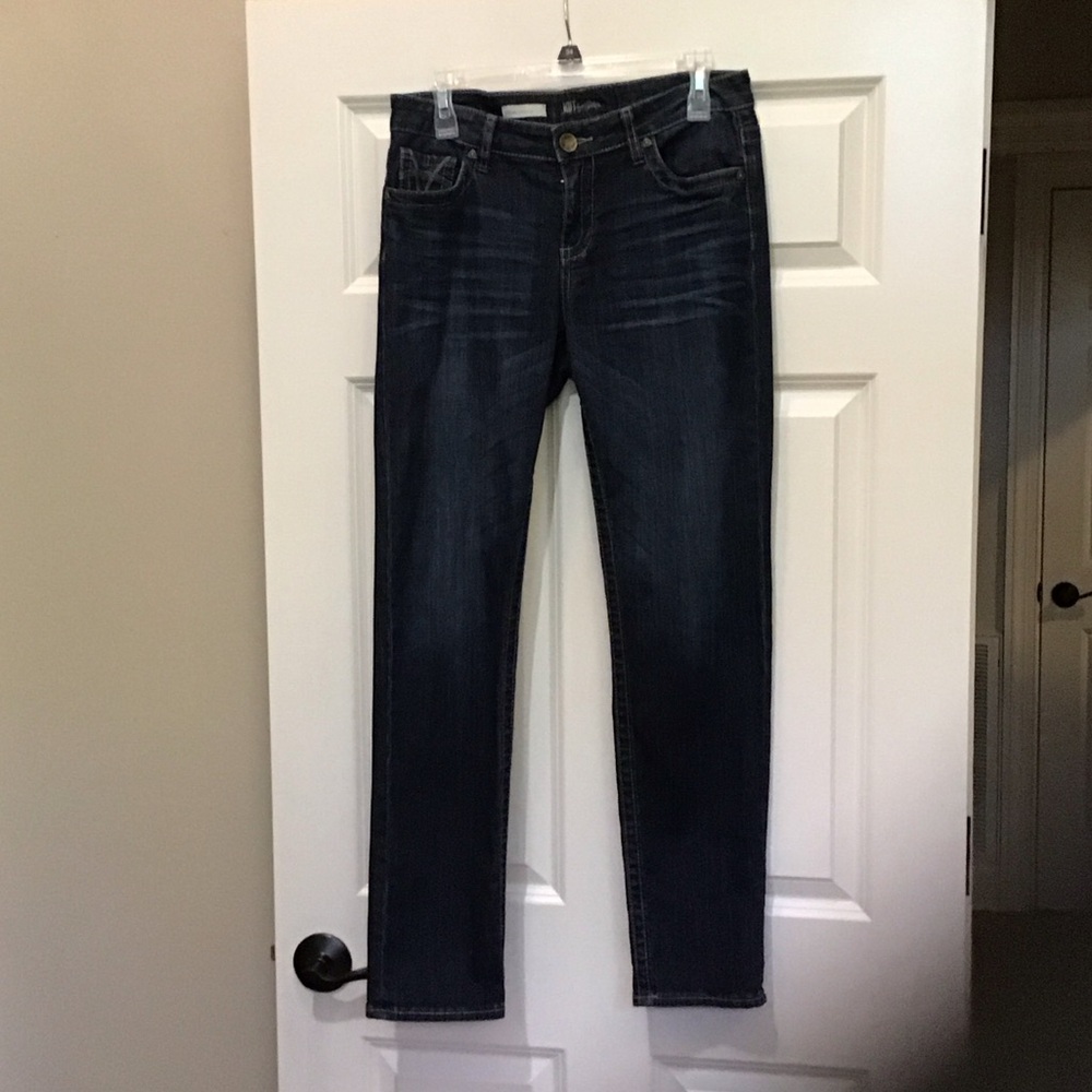 Kut from the Kloth Midnight Stevie Straight Leg dark wash Jeans 6